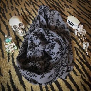 Disney Haunted Mansion wallpaper infinity scarf 👻